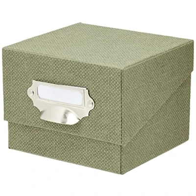 Afbeelding van Rössler S.O.H.O. 1325452670 Fotoopbergdoos met beschrijfbaar etiket, Special Line Sage, 1 stuk