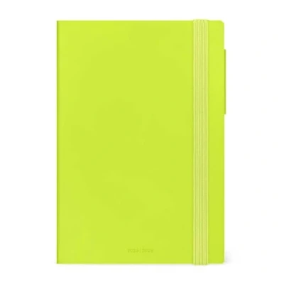 Afbeelding van LEGAMI AGENDA 2025 2026 16mnd WEEK OP 2 VERTICAAL HARDCOVER CHARTREUSE