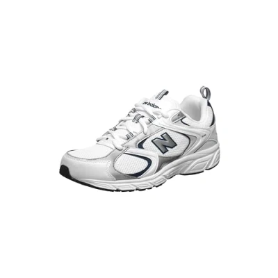 Afbeelding van New Balance 408 heren sneakers wit zwart Maat 44 Uitneembare zool