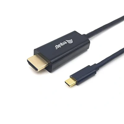 Afbeelding van Equip 133412 video kabel adapter 2 m USB Type C HDMI A (Standaard) Zwart