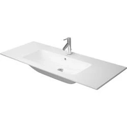 Afbeelding van Duravit Me By Starck Meubelwastafel 123x49cm WonderGliss wit