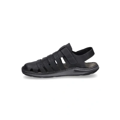 Afbeelding van Josef Seibel Maverick Outdoorsandalen, Heren, Maat: 40, Schwarz Leer