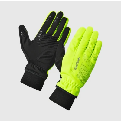 Afbeelding van GripGrab RIDE 2 Windproof Winter Gloves Yellow Hi Vis Maat XS