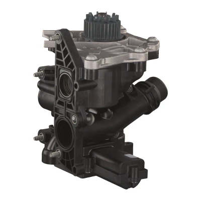 Afbeelding van FEBI BILSTEIN 182330 waterpomp Met schroef, riemen, Thermostaat in Plaatstaal AUDI: TT Coupe, A5 B8 Convertible, Q5, VOLKSWAGEN: Golf 7