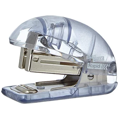 Afbeelding van Rapid Fashion Baby Ray nietmachine, kunststof, transparant wit