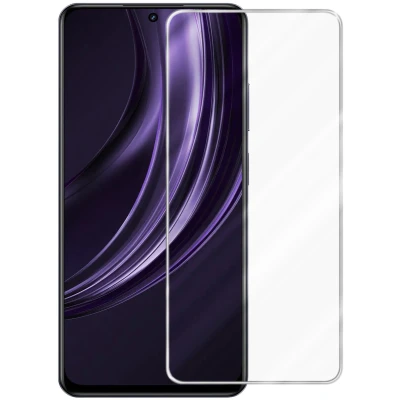 Afbeelding van Cadorabo Screenprotector geschikt voor Realme 13 Pantser film Beschermende in KRISTALHELDER Geharde (Tempered) display beschermglas 9H hardheid met 3D Touch