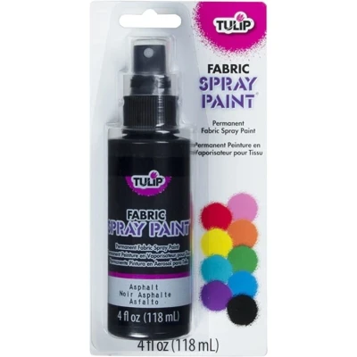 Afbeelding van Tulip Fabric Spray Paint Asphalt 4 fl oz (26568) (OUTLET)