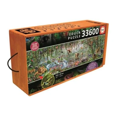 Image de Educa 16066 Puzzle Classique Vie Sauvage 33600 Pièces