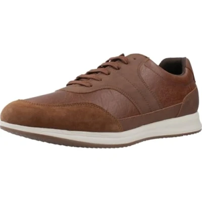 Afbeelding van Geox U Avery B Sneakers voor heren, Bruine cotto