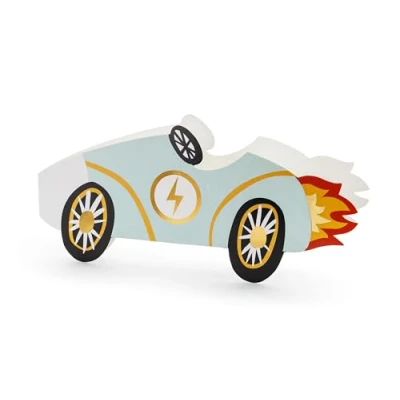 Afbeelding van Partydeco Uitnodigingen auto (6 stuks)