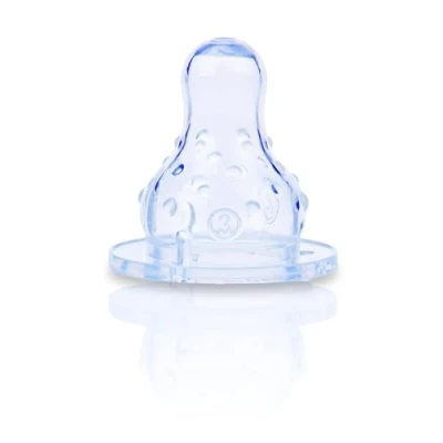 Afbeelding van Nuby ID0024 flesspeen Silicone Rond Variabele stroming