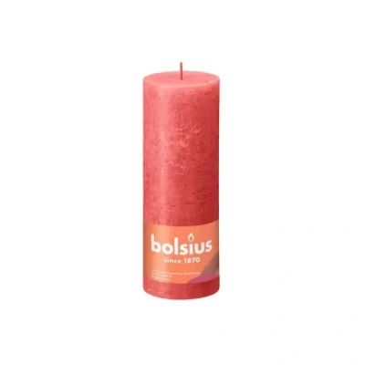 Afbeelding van Bolsius kaars rustiek Blossom Pink 190/68 mm