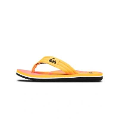 Afbeelding van Quiksilver Molokai Layback Teensandalen voor kinderen, Maat: 33, Fiery coral bloomfade Katoen
