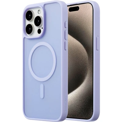Afbeelding van imoshion Hoesje geschikt voor iPhone 15 Pro Max Color Guard Backcover MagSafe Lila