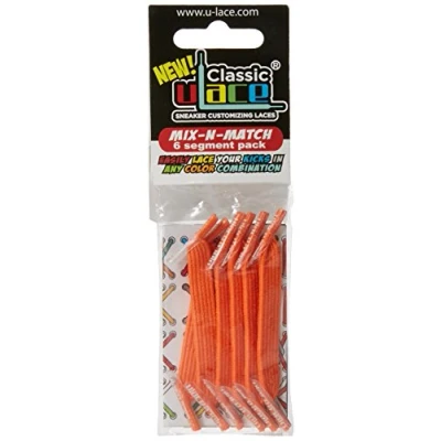 Afbeelding van U Lace Classic Elastische Veters Oranje Mix N Match Pack
