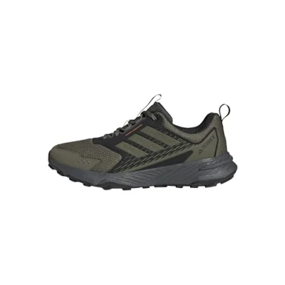 Afbeelding van Adidas Terrex Tracefinder 2 Outdoorschoenen, Heren, Maat: 48, Olive strata/semi impact orange Textiel/ synthetisch