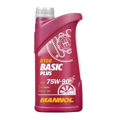 Afbeelding van MANNOL BASIC PLUS MN8108 1 Versnellingsbakolie 75W 90 Volledig synthetisch