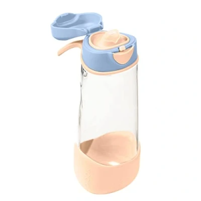 Afbeelding van b.box Sportdrinkfles en Waterfles Eenvoudig Vast te Houden Fles met Lekvrij Deksel Cool Modern Kindvriendelijk Ontwerp, Kantel Neem een Slokje 600 ml