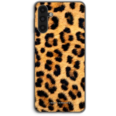 Afbeelding van Case Company® hoesje geschikt voor Samsung Galaxy A13 5G Luipaard Soft Cover Telefoonhoesje Bescherming aan alle Kanten en Schermrand