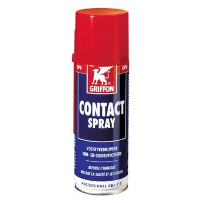 Image de GRIFFON 1233543 spray de nettoyage et d&#039;entretien des contacts électriques (bombe aérosol 200ml)