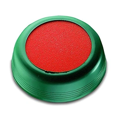 Afbeelding van 70711Anfeuchter Path voor postzegels en enveloppen, met elastische handgreep, diameter 85 mm, groen