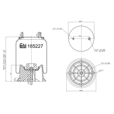 Afbeelding van Febi Bilstein Veerbalg 185227