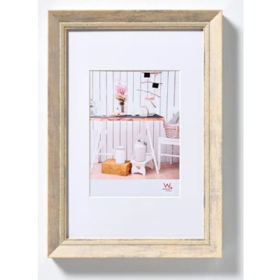 Afbeelding van walther fotolijst naturel design 30 x 40 cm met passe partout, chalet lijst EL040H