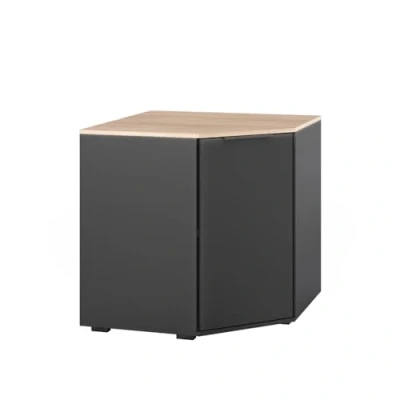Afbeelding van Vicco Betti commode antraciet/Sonoma 78 x cm met 1 deur