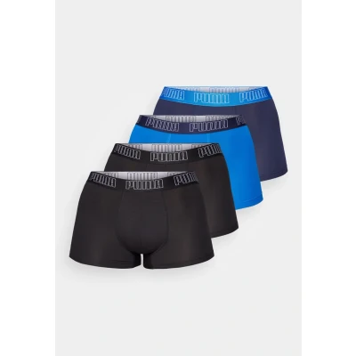 Afbeelding van Puma MEN Everyday Trunk 4 PACK Onderbroeken, Heren, Maat: XXL, Blue/black