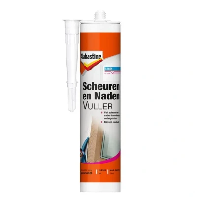 Afbeelding van Alabastine Scheuren en Nadenvuller 310 ml koker Schildersbenodigdheden