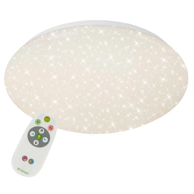Afbeelding van Briloner Leuchten VERB Plafondlamp met sterrenhemel effect 15W CCT Ø 293cm Wit