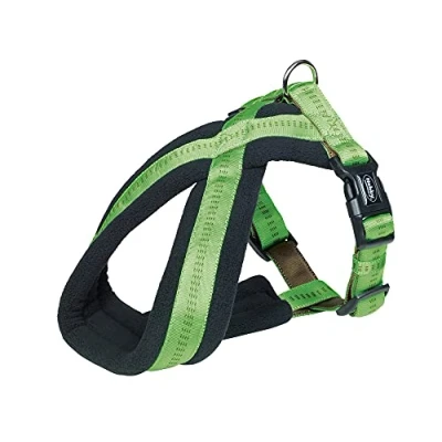Afbeelding van Nobby hondentuig comfort soft grip groen xs buikomvang 20 30 cm breedte 10/20 mm