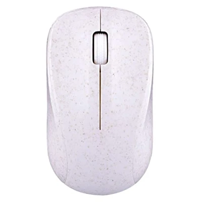 Afbeelding van T&#039;nB ECO Muis bioplastic 3 knoppen draadloos USB A draadloze ontvanger beige verpakking zonder plastic