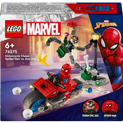 Afbeelding van LEGO 76275 Marvel Motorachtervolging: Spider Man vs. Doc Ock Set