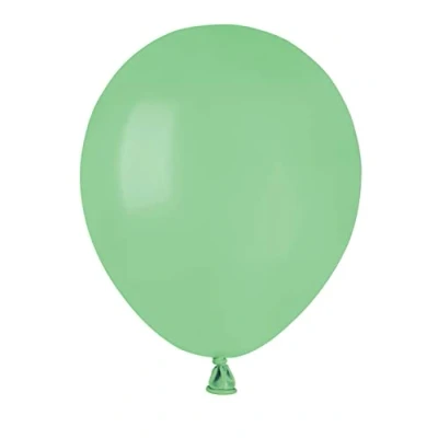 Afbeelding van Ciao 100 ballonnen premium kwaliteit A50 (Ø 13 cm / 5 inch) pastelgroen