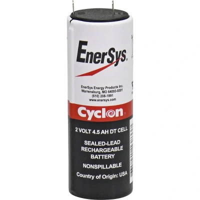 Afbeelding van EnerSys Hawker Cyclon DT Loodaccu 2 V 4.5 Ah Loodvlies (AGM) (Ø x h) 34 mm 103 Kabelschoen 4.8 Onderhoudsvrij, Wikkelcellenuitvoering, Cyclusbestendig,