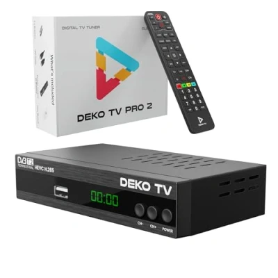 Afbeelding van TUNER DekoTV DVB T2 HEVC Deko TV PRO2 2USB