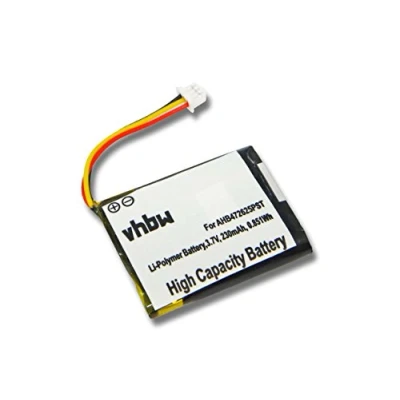 Afbeelding van vhbw 230mAh (3,7V) batterij voor Logitech H800 draadloze hoofdtelefoon vervangt 533 000067, AHB472625PST, L/N: 1109, 1110.