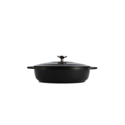 Afbeelding van Bk Bourgogne Lage Stoofpan 28 Cm Jet Black Low, 4 Liter