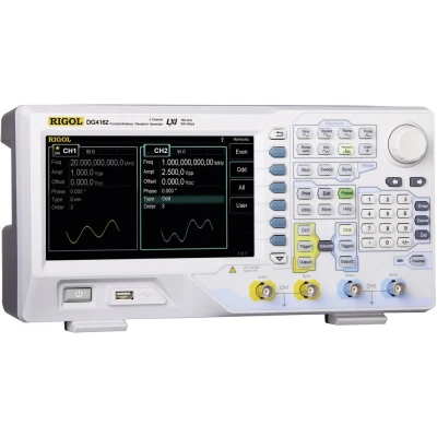 Afbeelding van Rigol DG4162 Functiegenerator 0.000001 Hz 160 MHz Sinus, Blok, Puls, Ruis, Arbitrair, Driehoek