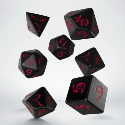 Afbeelding van Polydice Set Q Workshop Classic Black Red