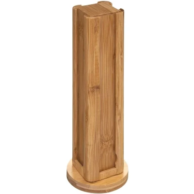 Afbeelding van 5Five Espresso capsulehouder bamboe draaibaar 32 stuks Ø10xH29cm