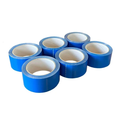 Afbeelding van Kortpack Blauwe PP acryl Tape 50mm X 66mtr, 6 Rollen Blauw (6 Rollen)