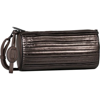 Afbeelding van Gabor Schoudertas Nicola Barrel Bag Metalic Brown Donkerbruin