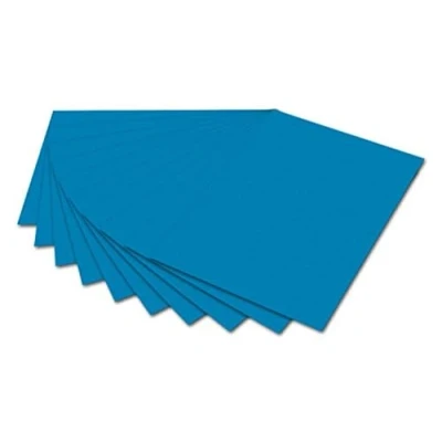 Afbeelding van folia 6134 10 vellen fotokarton medium blauw 50 x 70 cm 300 g/m² voor knutselen en creatief ontwerp van kaarten, raamfoto&#039;s scrapbooking
