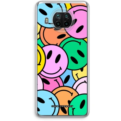 Afbeelding van Case Company® hoesje geschikt voor Xiaomi Mi 10T Lite Smiley N1 Soft Cover Telefoonhoesje Bescherming aan alle Kanten en Schermrand