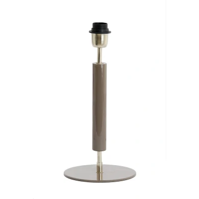 Afbeelding van Light&amp;living Lampvoet Ø34x49 cm KULAI glanzend grijs+nikkel