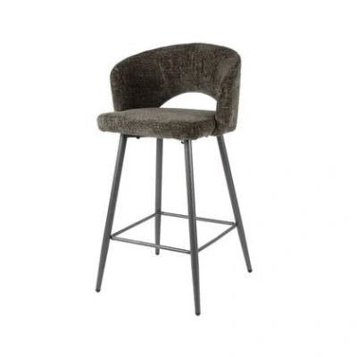 Afbeelding van Giga Meubel Barstoel Bruin 51x50x94cm Salon Tissee Set van 2