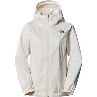 Afbeelding van The North Face W Quest Outdoorjas, Dames, Maat: Large, White dune