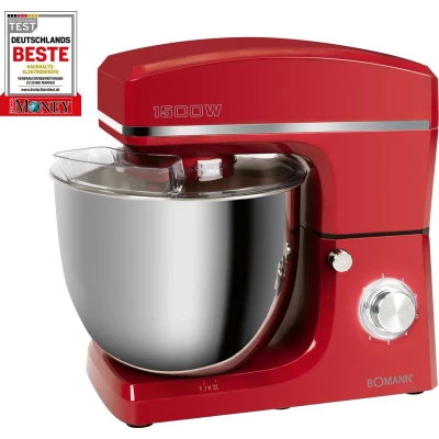 Afbeelding van Bomann KM 6036 CB Keukenmachine 1500 W 10 liter Rood